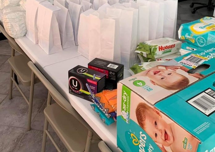 HERPantry saves the day with a free distribution of care packages

