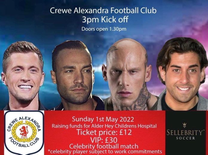 Celebrity stars to play charity football match in aid of Alder Hey Children's Hospital
